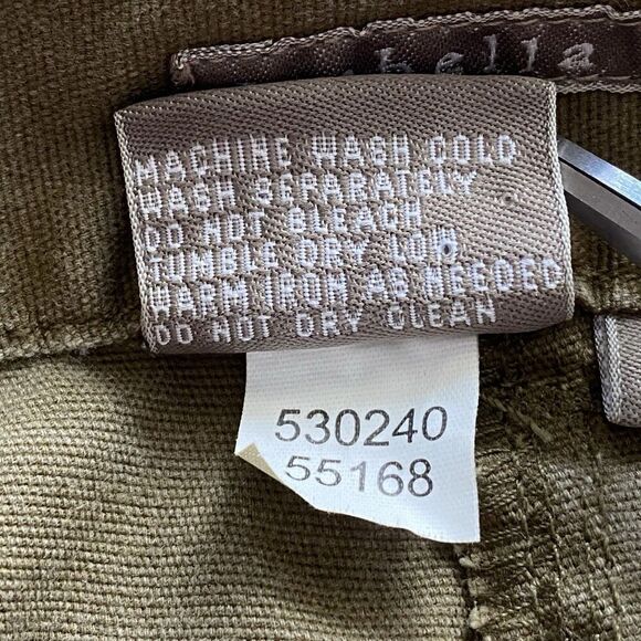 Isabella Bird Women’s 4 Green Canvas Pants Cotton Spandex Straight Leg Casual - Picture 5 of 11